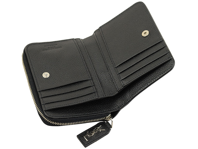 SaintLaurent サンローラン 二つ折り財布 ラウンドファスナー