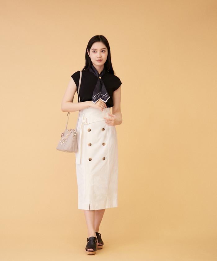 セール 50%OFF】トレンチタイトスカート(504561516) | ジル バイ