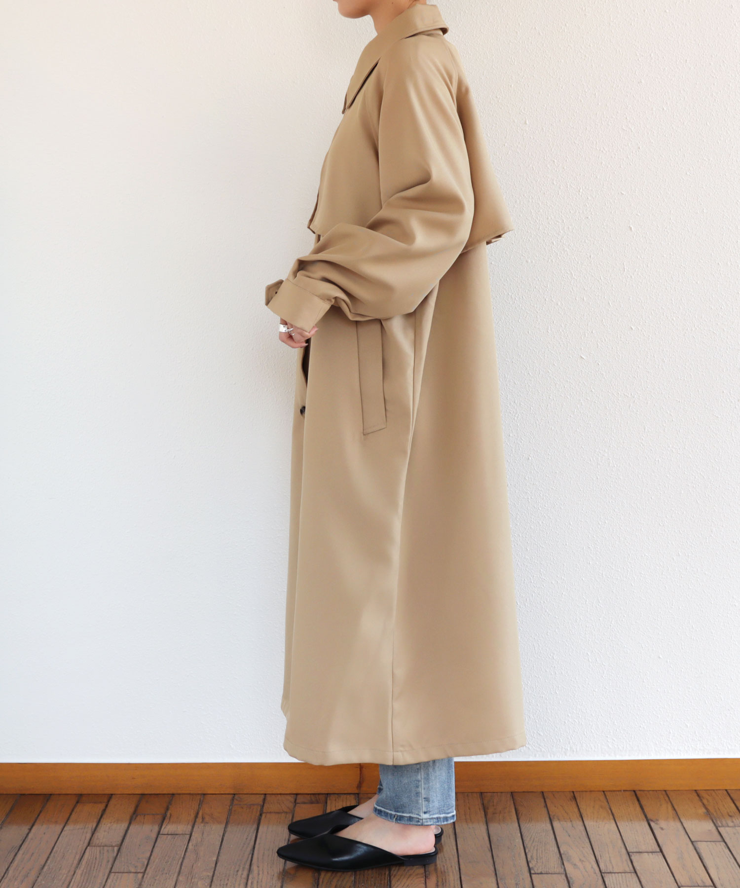 TODAYFUL（トゥデイフル）の「スタンドカラートレンチコート