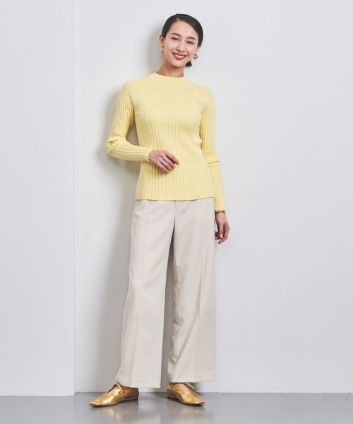 ＜UNITED ARROWS＞C リブ ハイネック ニット W