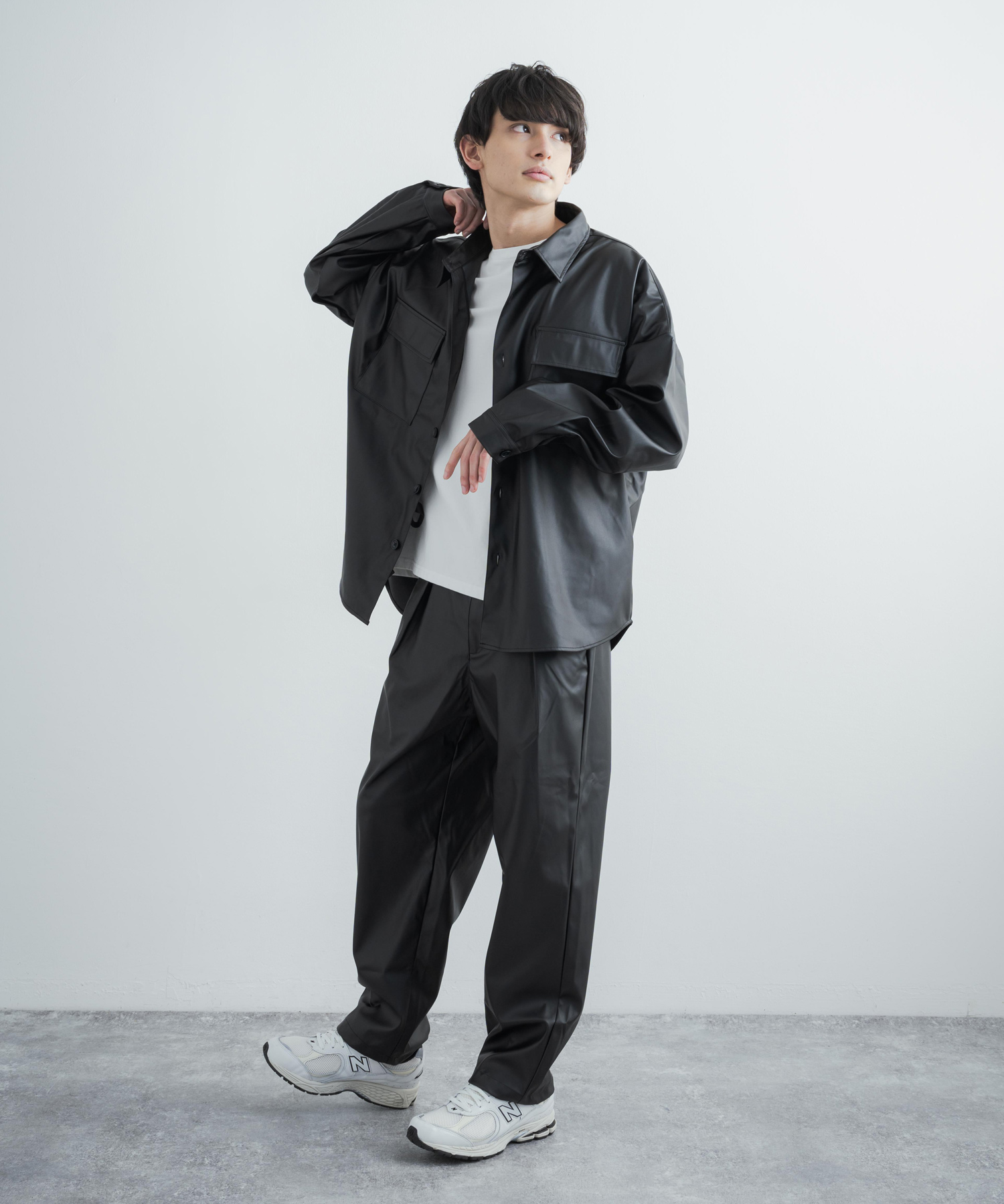 MAMC キュート レザー ジャケット パンツ 2点 セットアップ