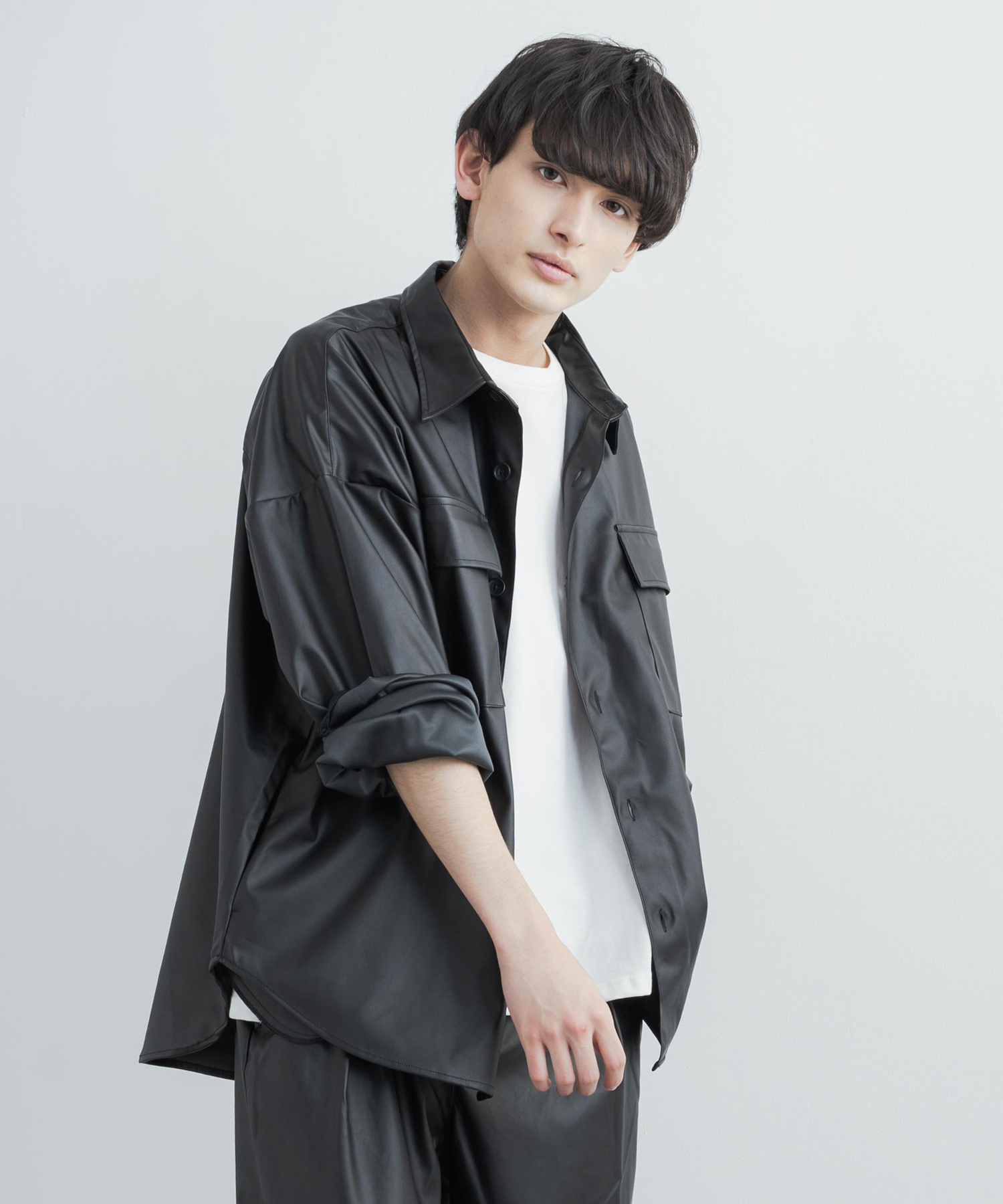 MAMC レザー　ジャケット パンツ　2点　セットアップ クーポン】ロッキーモンロー Rocky Monroe セットアップ メンズ