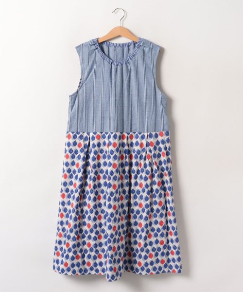 リバーシブルワンピース ボーダー つぼみ柄プリント ズッパ ディ ズッカ Zuppa Di Zucca D Fashion