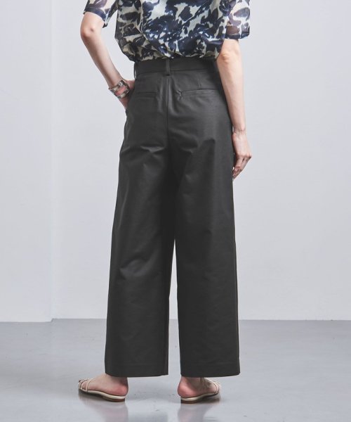 ＜UNITED ARROWS＞C/PU タック ワイドパンツ W
