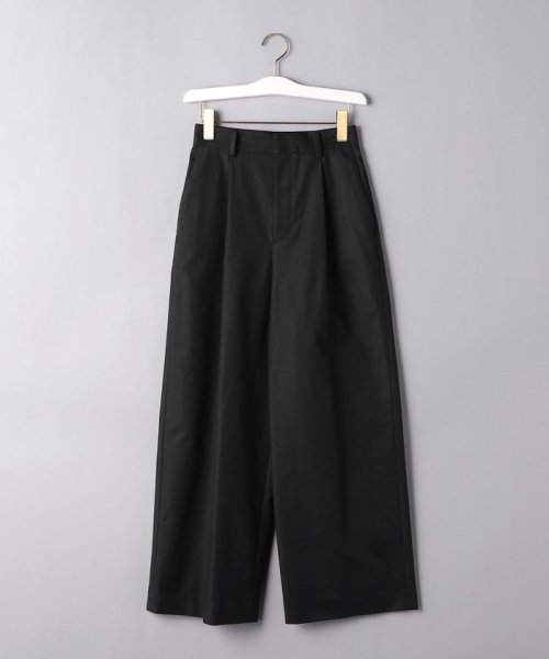 ＜UNITED ARROWS＞C/PU タック ワイドパンツ W