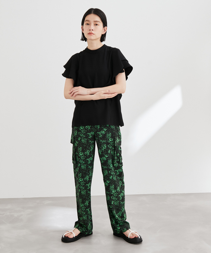 一部直営店舗・WEB限定】フレアスリーブブラウス(504566392