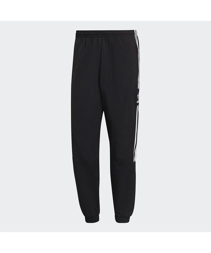 adidas カーキベージュ ロックアップ ナイロンパンツ ジャージ 男性S