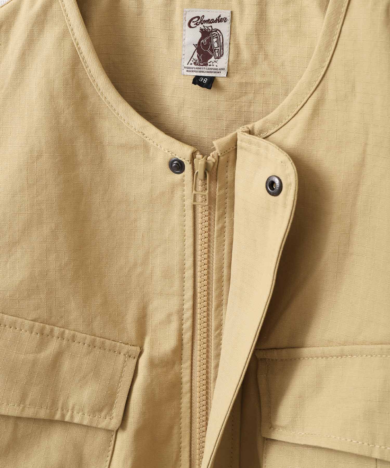 cobmaster 難燃加工リップストップノーカラーブルゾン | www.smim.cy