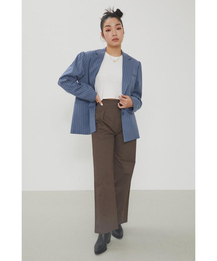 PIN STRIPE PUFF JK(504570953) | ラグアジェム(LAGUA GEM) - d PIN STRIPE PUFF JK(504570953) | ラグアジェム(LAGUA GEM) - d