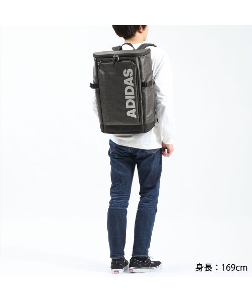 アディダス リュック adidas リュックサック 大容量 スクールバッグ 通学リュック スクエアリュック B4 A4 31L 撥水 ボックス 学生 57580