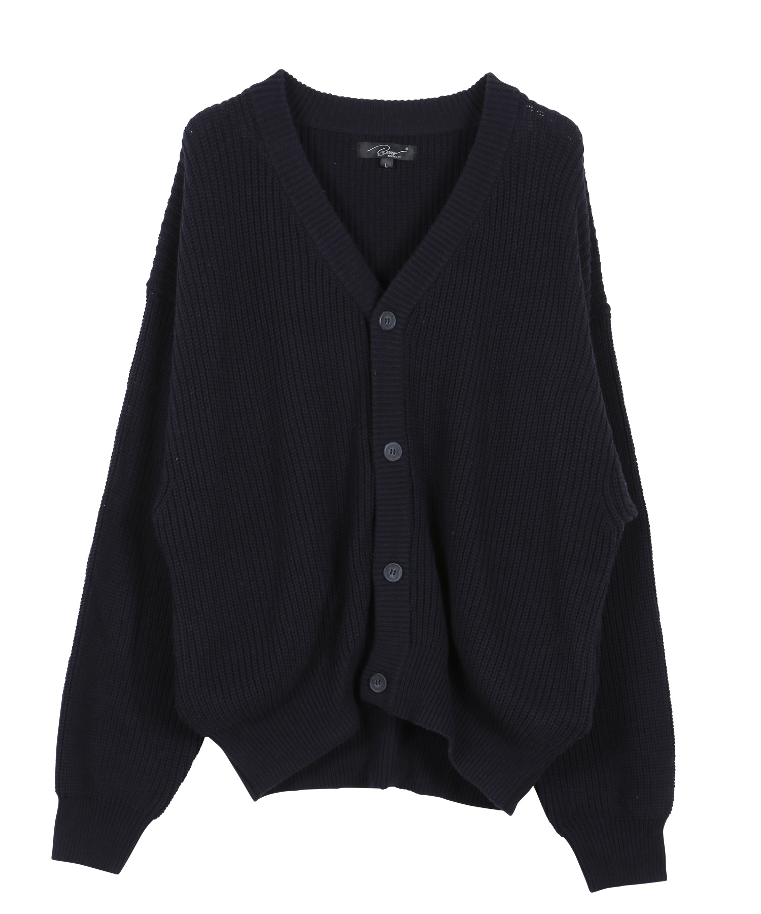 ジギーズショップ JIGGYS SHOP ハイバルキー片畦カーディガン ジギーズショップ JIGGYS SHOP ハイバルキー片畦カーディガン