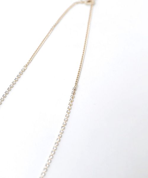ニアナ niana パールヘッド ホワイトゴールドロングネックレス ニアナ niana パールヘッド ホワイトゴールドロングネックレス