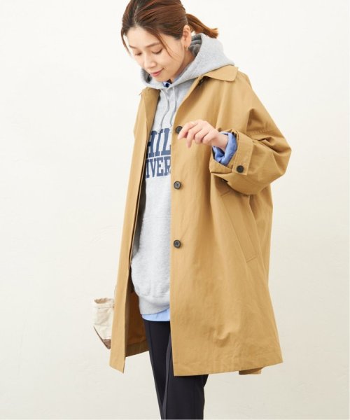 ハイカウントワイドステンカラーコート◆
