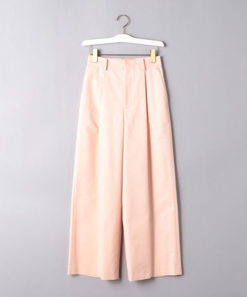 ＜UNITED ARROWS＞C/PU タック ワイドパンツ W