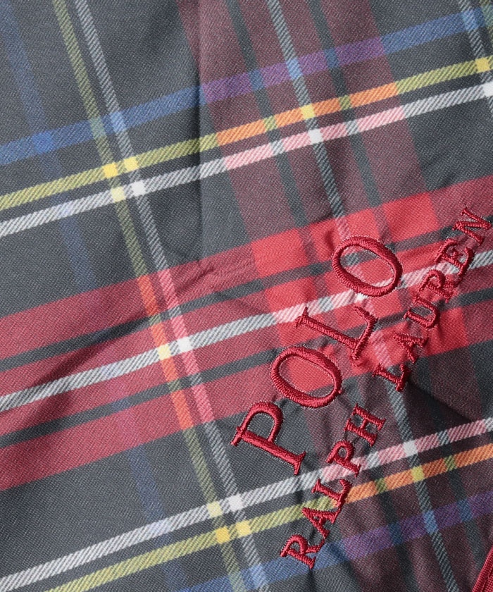 新品POLO RALPH LAUREN チェック雨傘 雨傘】ポロ ラルフ ローレン (POLO RALPH LAUREN) 先染め