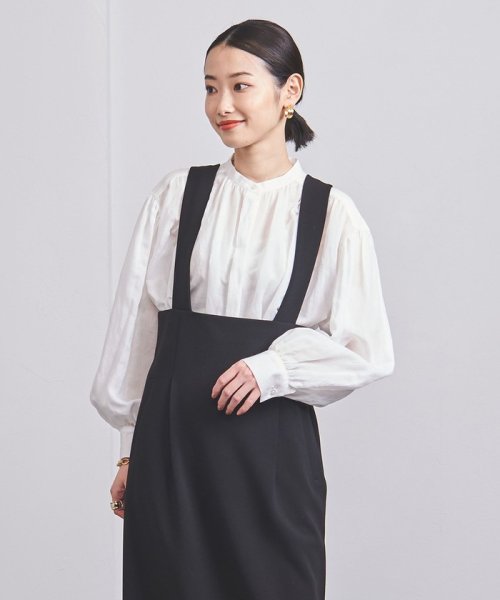 ＜UNITED ARROWS＞RAMIE/CE ギャザー ボリュームスリーブ ブラウス W†