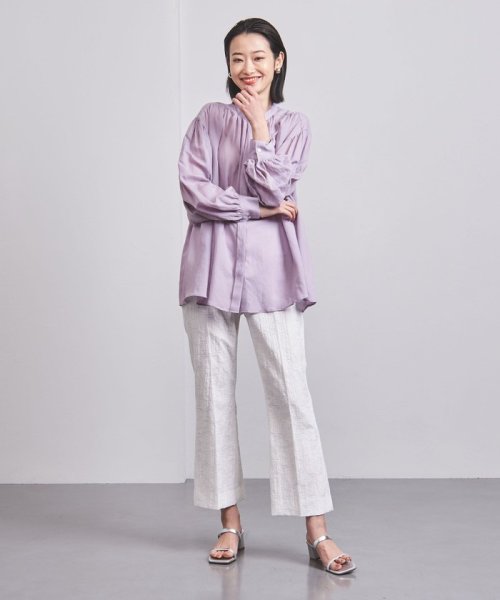 ＜UNITED ARROWS＞RAMIE/CE ギャザー ボリュームスリーブ ブラウス W†