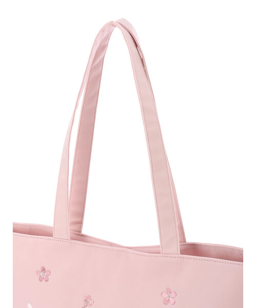 ジョリーフルール　トートバック 予約販売】フラワー柄スクールトートバッグ | KISHIKA