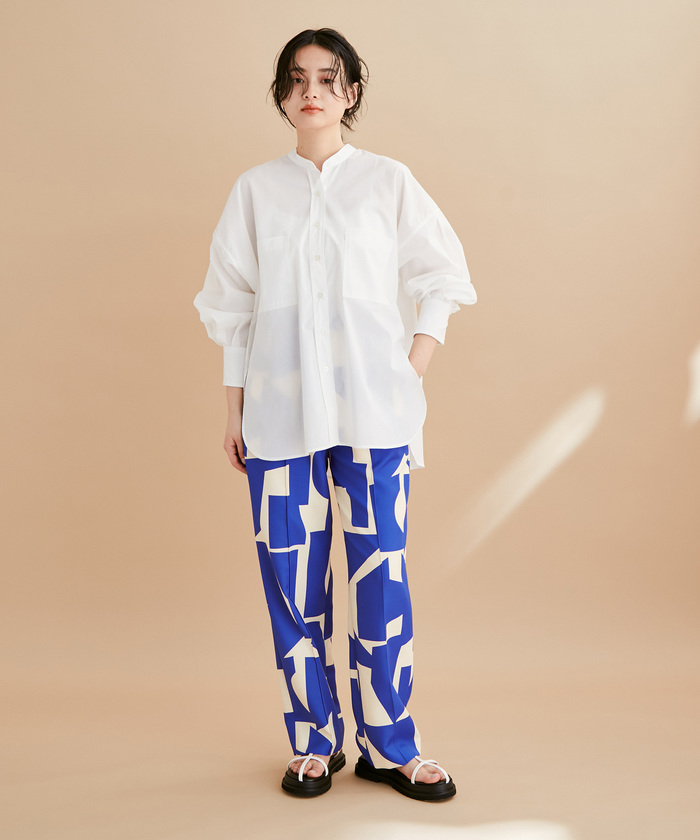 ADAM ET ROPÉ (F)lightバンドカラーシャツ ADAM ET ROPÉ (F)lightバンドカラーシャツ ADAM ET ROPÉ (F