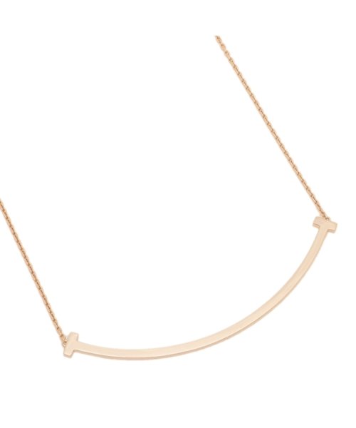 無料長期保証 ティファニー ネックレス アクセサリー Tスマイル Extra Large ペンダント ピンクゴールド レディース Tiffany Co Finalsale対象商品30 Off