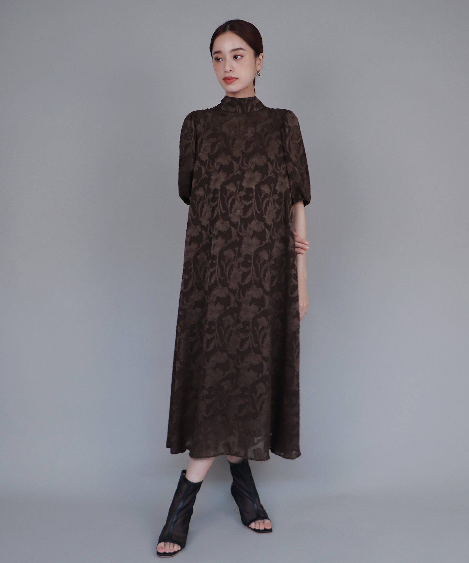 n【美品】ジェイバイブルー ドレス ワンピース 結婚式 パーティー 長袖 セール】ジェーバイブルー J by blue 《結婚式 パーティー