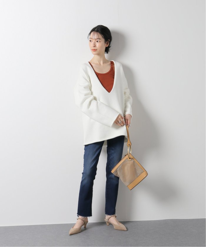 【新品未使用】babaco（ババコ）ニットキャミソール BABACO】 FineCottonリブキャミソール