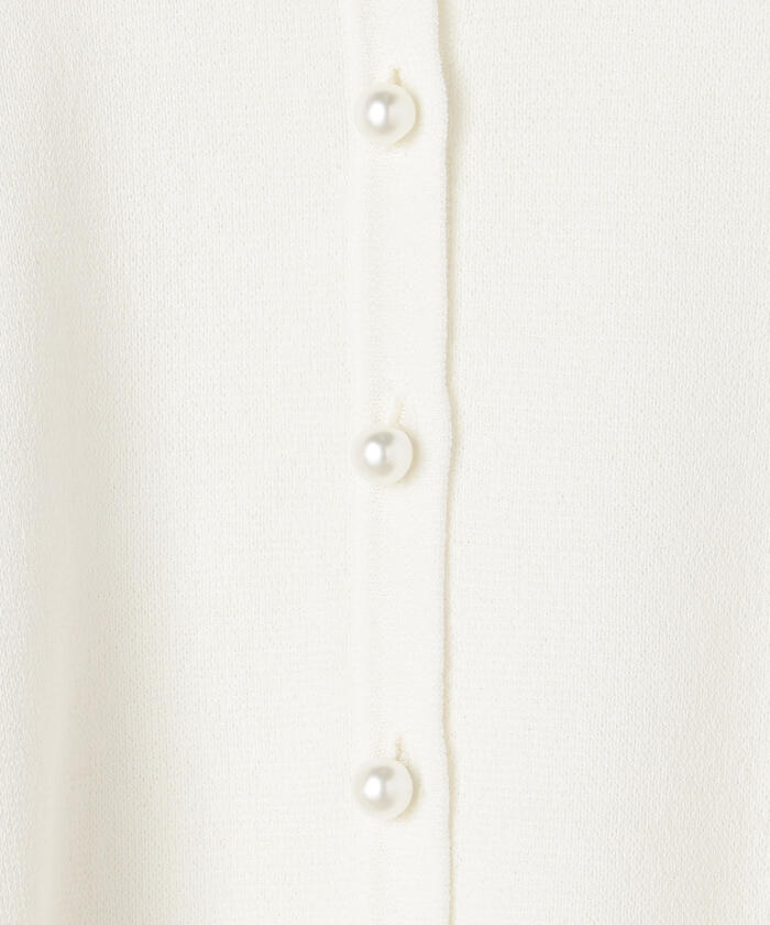 セール 45%OFF】パール付ミラノリブカーディガン(504454009