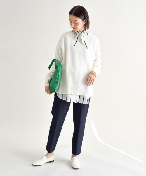 Miliorクロップドパンツ【洗える】