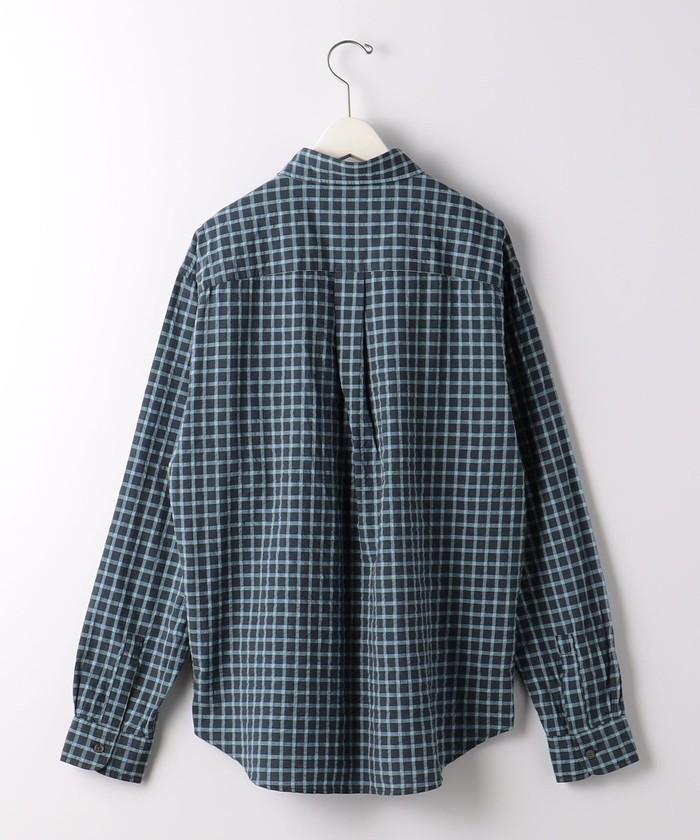 【Finamore】 ウールコットン素材 チェックシャツ 2023】Graphpaper for chum！ Ombre Check Oversized Regular