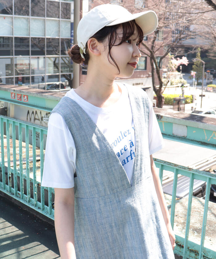 fredy emue（フレディエミュ）の「ヘリンボーン柄ジャンスカ