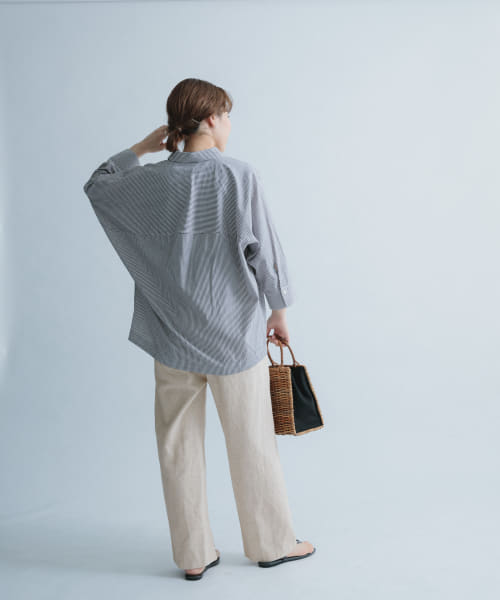 セール 50%OFF】FORK&SPOON コットンリネンワイドパンツ セール 50%OFF】FORK&SPOON コットンリネンワイドパンツ