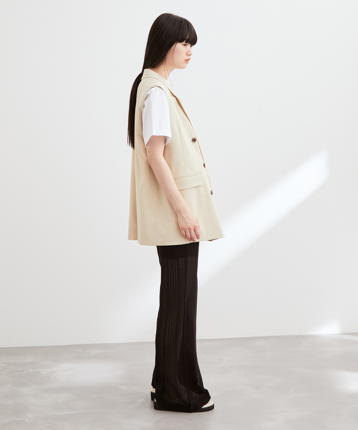 予約販売 セール】【WEB限定】レースフレアパンツ(504578230) エ アダム | パンツ