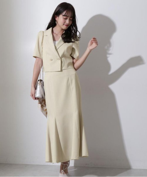 ｜美人百花4月号掲載商品｜ハイウエストマーメイドスカート