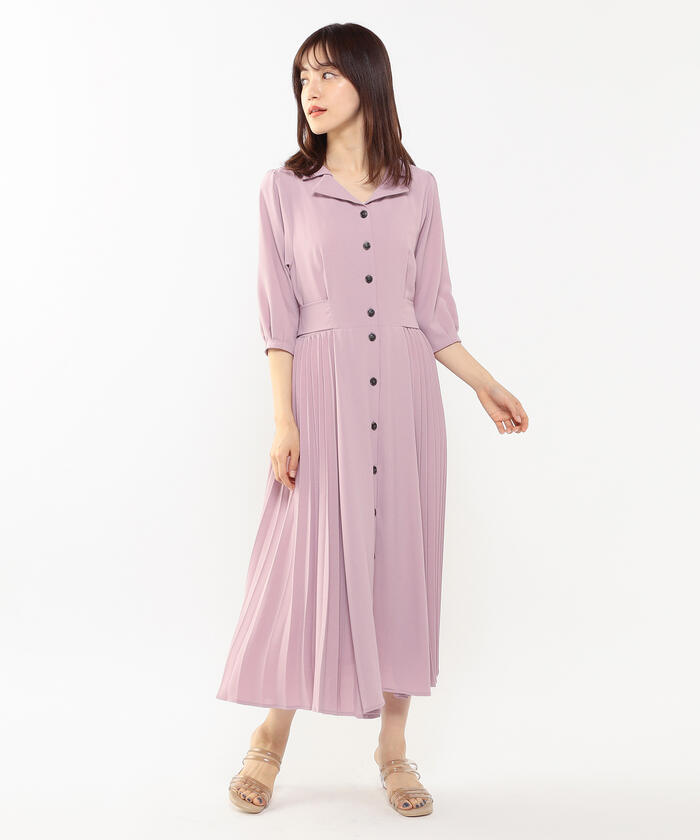 セール】ミッシュマッシュ MISCH MASCH 7分袖サイドプリーツ
