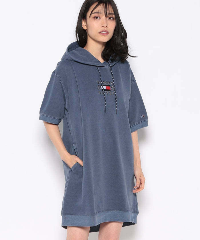 セール】トミージーンズ TOMMY JEANS ショートスリーブパーカー