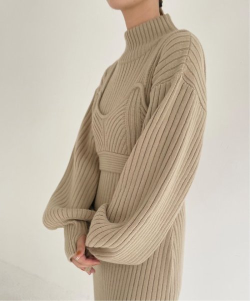 Bustier Knit Onepiece
