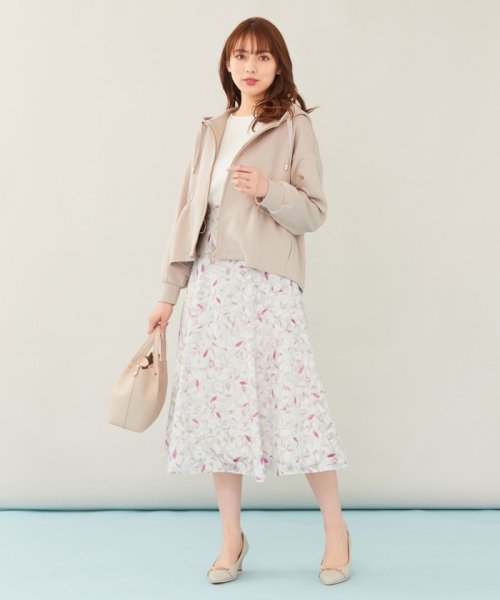 【any SiS×plantica】フラワープリント スカート