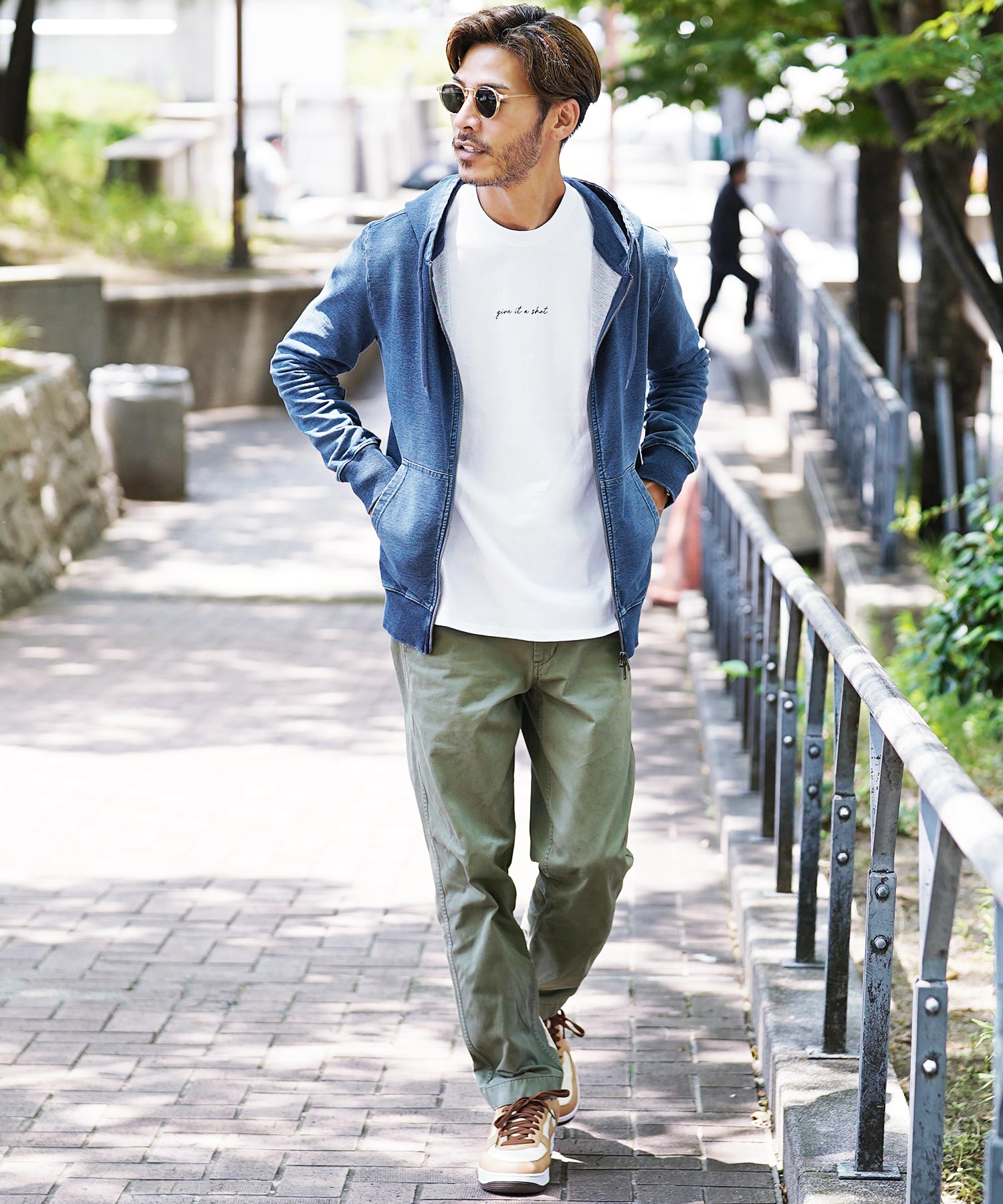 ジギーズショップ JIGGYS SHOP スウェット デニム ジップ ジギーズショップ JIGGYS SHOP スウェット デニム ジップ