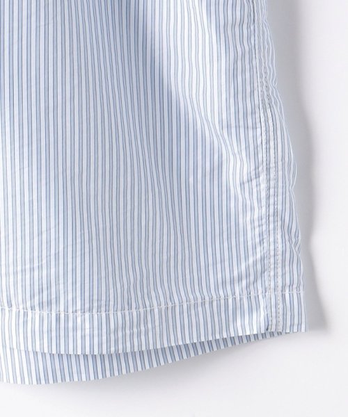 ＜DANTON（ダントン）＞ストライプ ドットボタン シャツ