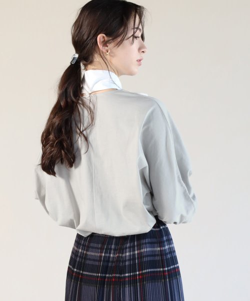 FENNEL ビックリボンデザインカットソー