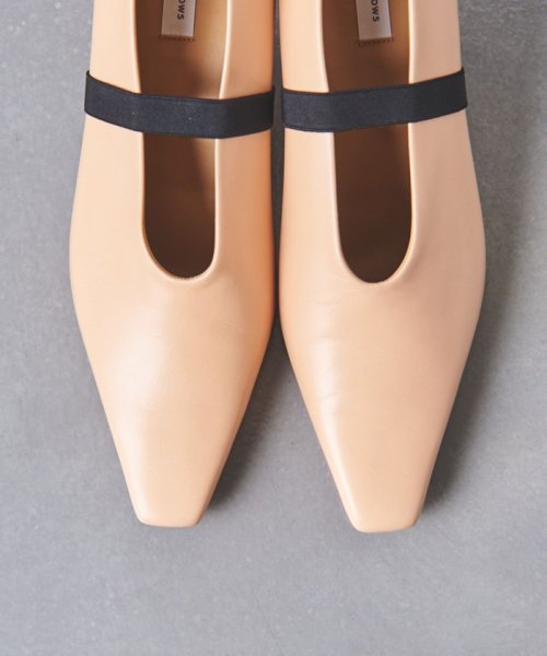 ＜NAOKO TSUJI+UNITED ARROWS＞ポインテッド スクエア パンプス†