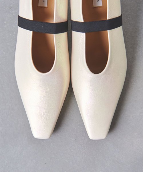 ＜NAOKO TSUJI+UNITED ARROWS＞ポインテッド スクエア パンプス†