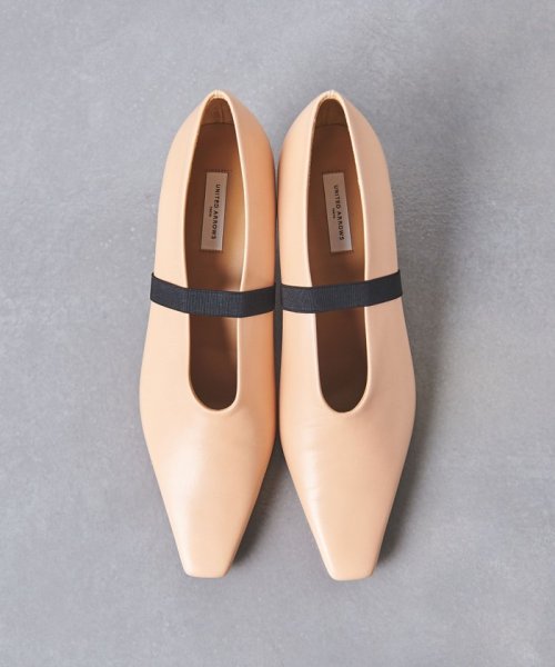 ＜NAOKO TSUJI+UNITED ARROWS＞ポインテッド スクエア パンプス†