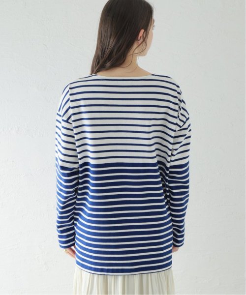 ダブルピッチボーダーロングTシャツ