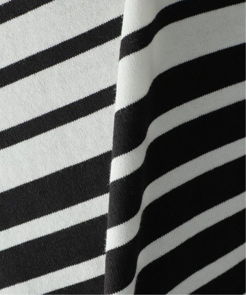 ダブルピッチボーダーロングTシャツ
