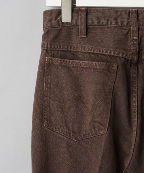 【別注】＜Wrangler＞ブラウンデニム フレアパンツ ∴