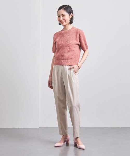 ＜UNITED ARROWS＞CU/C/PU タック テーパードパンツ B