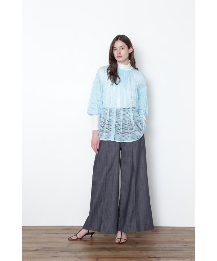 tシャツ キュプラトリコットジャガード レディース セール 40%OFF】《LE PHIL》キュプラトリコットジャガード