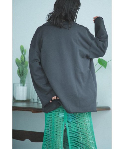 裏毛カーディガン