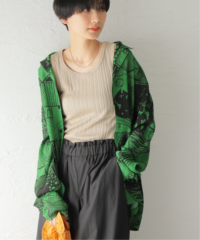 WAXMAN BROTHERS シャツ　S WAXMAN BROTHERS - OPEN COLLAR SHIRT